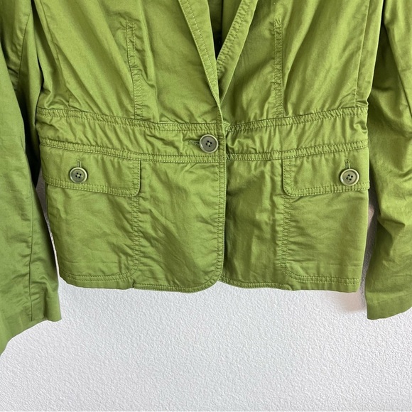Talbots Women’s Green Twill Blazer Jacket - Picture 3 of 9